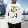 Bee Kind Bumble Bee Anti Bullying Teacher Kindness Matters Men's Long Sleeve T-Shirt, gift for family, gift for coworker Bee Kind Bumble Bee Anti Bullying Teacher Kindness Matters Men's Long Sleeve T-Shirt, gift for family, gift for coworker