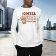 Coffee Gives Me Para Powers Parapro Teacher Squad Men's Long Sleeve T-Shirt, gift for family, gift for coworker