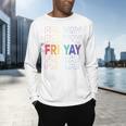 Happy Fri Yay Teacher Friday Saying Men's Long Sleeve T-Shirt, gift for family, gift for coworker Happy Fri Yay Teacher Friday Saying Men's Long Sleeve T-Shirt, gift for family, gift for coworker