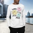 Happy To See Your Face Smile Face Teacher Back To School Men's Long Sleeve T-Shirt, gift for family, gift for coworker Happy To See Your Face Smile Face Teacher Back To School Men's Long Sleeve T-Shirt, gift for family, gift for coworker