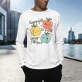 Happy To See Your Face Teacher Apple Men's Long Sleeve T-Shirt, gift for family, gift for coworker Happy To See Your Face Teacher Apple Men's Long Sleeve T-Shirt, gift for family, gift for coworker