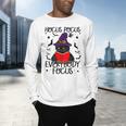 Hocus Pocus Everybody Focus Halloween Teacher For Men Women Men's Long Sleeve T-Shirt, gift for family, gift for coworker Hocus Pocus Everybody Focus Halloween Teacher For Men Women Men's Long Sleeve T-Shirt, gift for family, gift for coworker
