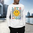 Let's Learn Today Smile Face Back To School For Teacher Kids Men's Long Sleeve T-Shirt, gift for family, gift for coworker