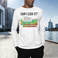 Can I Lick It Periodic Table Chart Science Teacher Men's Long Sleeve T-Shirt, gift for family, gift for coworker Can I Lick It Periodic Table Chart Science Teacher Men's Long Sleeve T-Shirt, gift for family, gift for coworker