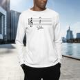 Music Notes Shirt Shh Quarter Fermata Teacher Men's Long Sleeve T-Shirt, gift for family, gift for coworker