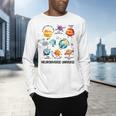 Neurodiverse Universe Space Planet Special Education Teacher Men's Long Sleeve T-Shirt, gift for family, gift for coworker