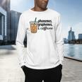 Phonemes Graphemes And Caffeine Coffee Teacher Appreciation Men's Long Sleeve T-Shirt, gift for family, gift for coworker Phonemes Graphemes And Caffeine Coffee Teacher Appreciation Men's Long Sleeve T-Shirt, gift for family, gift for coworker