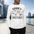 Spooky Toddler Teacher Halloween School Men's Long Sleeve T-Shirt, gift for family, gift for coworker Spooky Toddler Teacher Halloween School Men's Long Sleeve T-Shirt, gift for family, gift for coworker
