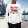 Teaching Is My Jam Cute Strawberry For Women Teachers Men's Long Sleeve T-Shirt, gift for family, gift for coworker Teaching Is My Jam Cute Strawberry For Women Teachers Men's Long Sleeve T-Shirt, gift for family, gift for coworker