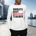 World's Best Okayest Teacher ACY025a For Men Women Men's Long Sleeve T-Shirt, gift for family, gift for coworker World's Best Okayest Teacher ACY025a For Men Women Men's Long Sleeve T-Shirt, gift for family, gift for coworker