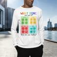 What Zone Are You In How Are You Feeling Teacher Men's Long Sleeve T-Shirt, gift for family, gift for coworker What Zone Are You In How Are You Feeling Teacher Men's Long Sleeve T-Shirt, gift for family, gift for coworker