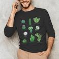 10 Types Of Cactus Succulent Teacher Chart Cactus Lover Tee Men's Long Sleeve T-Shirt, novelty gifts, funny gifts 10 Types Of Cactus Succulent Teacher Chart Cactus Lover Tee Men's Long Sleeve T-Shirt, novelty gifts, funny gifts
