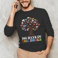100 Days In The Books Reading Teacher 100th Day Of School Men's Long Sleeve T-Shirt, novelty gifts, funny gifts 100 Days In The Books Reading Teacher 100th Day Of School Men's Long Sleeve T-Shirt, novelty gifts, funny gifts