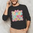 100 Days Of School Preppy 100th Day Of School Teacher Kids Men's Long Sleeve T-Shirt, novelty gifts, funny gifts 100 Days Of School Preppy 100th Day Of School Teacher Kids Men's Long Sleeve T-Shirt, novelty gifts, funny gifts