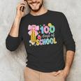 100 Days Of School Preppy 100th Day Of School Teachers Girls Men's Long Sleeve T-Shirt, novelty gifts, funny gifts 100 Days Of School Preppy 100th Day Of School Teachers Girls Men's Long Sleeve T-Shirt, novelty gifts, funny gifts