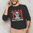 100 Days Smarter 101st Day School Dalmatian Dog Teacher Kids Men's Long Sleeve T-Shirt, novelty gifts, funny gifts