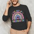 100th Day Of Kindergarten Teacher Kids 100 Days Smarter Men's Long Sleeve T-Shirt, novelty gifts, funny gifts 100th Day Of Kindergarten Teacher Kids 100 Days Smarter Men's Long Sleeve T-Shirt, novelty gifts, funny gifts
