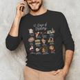 12 Day Of History Teacher Christmas Social Studies Student Men's Long Sleeve T-Shirt, novelty gifts, funny gifts