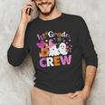 1st Grade Boo Crew First Grade Halloween Costume Teacher Kid Men's Long Sleeve T-Shirt, novelty gifts, funny gifts 1st Grade Boo Crew First Grade Halloween Costume Teacher Kid Men's Long Sleeve T-Shirt, novelty gifts, funny gifts