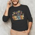 2nd Second Grade Teacher Appreciation Teaching Wildflowers Men's Long Sleeve T-Shirt, novelty gifts, funny gifts
