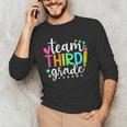 3rd Grade Team Pencil Teacher Student Back To School Girls Men's Long Sleeve T-Shirt, novelty gifts, funny gifts