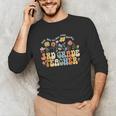 3rd Third Grade Teacher Appreciation Teaching Wildflowers Men's Long Sleeve T-Shirt, novelty gifts, funny gifts 3rd Third Grade Teacher Appreciation Teaching Wildflowers Men's Long Sleeve T-Shirt, novelty gifts, funny gifts