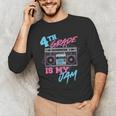 4th Grade Is My Jam Vintage 80s Boombox Teacher Student Men's Long Sleeve T-Shirt, novelty gifts, funny gifts 4th Grade Is My Jam Vintage 80s Boombox Teacher Student Men's Long Sleeve T-Shirt, novelty gifts, funny gifts