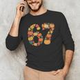 67 6 7 Fall Leaves For Teachers 67 Teacher Men's Long Sleeve T-Shirt, novelty gifts, funny gifts