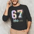 67 Ho Holmium Science Teacher Elements Table Six Seven Meme Men's Long Sleeve T-Shirt, novelty gifts, funny gifts