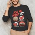67 History Teacher Teacher 6 7 Overuse '67 Men's Long Sleeve T-Shirt, novelty gifts, funny gifts 67 History Teacher Teacher 6 7 Overuse '67 Men's Long Sleeve T-Shirt, novelty gifts, funny gifts