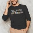 ABA SPED Teacher Coping Skills Walkie Calls Are My Cardio Men's Long Sleeve T-Shirt, novelty gifts, funny gifts ABA SPED Teacher Coping Skills Walkie Calls Are My Cardio Men's Long Sleeve T-Shirt, novelty gifts, funny gifts