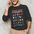 ABC School Nurse Alphabet Student Teacher Health Worker Men's Long Sleeve T-Shirt, novelty gifts, funny gifts