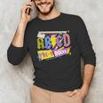 ABCD Pre-K Rocks Back To School PreK Kindergarten Teacher Men's Long Sleeve T-Shirt, novelty gifts, funny gifts
