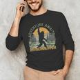 Adventure Awaits Bigfoot Teacher Kindergarten Back To School Men's Long Sleeve T-Shirt, novelty gifts, funny gifts Adventure Awaits Bigfoot Teacher Kindergarten Back To School Men's Long Sleeve T-Shirt, novelty gifts, funny gifts