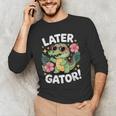 Alligator Later Gator Teacher Summer Last Day Fun Men's Long Sleeve T-Shirt, novelty gifts, funny gifts Alligator Later Gator Teacher Summer Last Day Fun Men's Long Sleeve T-Shirt, novelty gifts, funny gifts