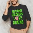 Anatomy Teachers Love Brains Halloween Teacher Costume Shirt Men's Long Sleeve T-Shirt, novelty gifts, funny gifts Anatomy Teachers Love Brains Halloween Teacher Costume Shirt Men's Long Sleeve T-Shirt, novelty gifts, funny gifts