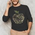 Apple Hearts Teacher Camouflage Clothing School Camo Apple For Men Women Girls Kids Men's Long Sleeve T-Shirt, novelty gifts, funny gifts Apple Hearts Teacher Camouflage Clothing School Camo Apple For Men Women Girls Kids Men's Long Sleeve T-Shirt, novelty gifts, funny gifts