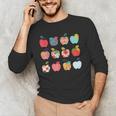 Art Apples Back To School For Teacher Student Men's Long Sleeve T-Shirt, novelty gifts, funny gifts Art Apples Back To School For Teacher Student Men's Long Sleeve T-Shirt, novelty gifts, funny gifts