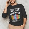 Art Teacher COMPLIMENTARY Colors Always Have Things To Say Men's Long Sleeve T-Shirt, novelty gifts, funny gifts Art Teacher COMPLIMENTARY Colors Always Have Things To Say Men's Long Sleeve T-Shirt, novelty gifts, funny gifts