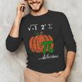 I Ate Some Pumpkin Pi Pie Math Teacher Halloween For Men Women Kids Men's Long Sleeve T-Shirt, novelty gifts, funny gifts