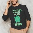Autism Awareness Neurodiversity Teacher Frog I May Have A Touch Of The Tism Neurodivergent Small Men's Long Sleeve T-Shirt, novelty gifts, funny gifts Autism Awareness Neurodiversity Teacher Frog I May Have A Touch Of The Tism Neurodivergent Small Men's Long Sleeve T-Shirt, novelty gifts, funny gifts