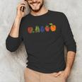 Back To School Cute Hungry Lover Fruits Teacher Men's Long Sleeve T-Shirt, novelty gifts, funny gifts Back To School Cute Hungry Lover Fruits Teacher Men's Long Sleeve T-Shirt, novelty gifts, funny gifts
