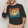 Back To School Groovy Smile Preschool Teachers Students Kids Men's Long Sleeve T-Shirt, novelty gifts, funny gifts Back To School Groovy Smile Preschool Teachers Students Kids Men's Long Sleeve T-Shirt, novelty gifts, funny gifts