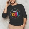 Back To School Teachers Crew Students Team ESOL Teacher Men's Long Sleeve T-Shirt, novelty gifts, funny gifts Back To School Teachers Crew Students Team ESOL Teacher Men's Long Sleeve T-Shirt, novelty gifts, funny gifts