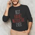 Best Karate Instructor Ever Martial Arts Teacher Sensei Men's Long Sleeve T-Shirt, novelty gifts, funny gifts