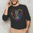 Best Teacher Ever Teacher Motivational Appreciation Men's Long Sleeve T-Shirt, novelty gifts, funny gifts
