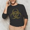 Bioengineering Biology Teacher Toxic Symbol Biohazard For Men Women Girls Kids Men's Long Sleeve T-Shirt, novelty gifts, funny gifts Bioengineering Biology Teacher Toxic Symbol Biohazard For Men Women Girls Kids Men's Long Sleeve T-Shirt, novelty gifts, funny gifts