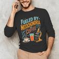 Biology Teacher Science Fueled By Mitochondria Coffee Men's Long Sleeve T-Shirt, novelty gifts, funny gifts Biology Teacher Science Fueled By Mitochondria Coffee Men's Long Sleeve T-Shirt, novelty gifts, funny gifts