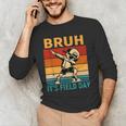 Bruh It's Field Day Teacher Happy Field Day Dabbing Boy Men's Long Sleeve T-Shirt, novelty gifts, funny gifts Bruh It's Field Day Teacher Happy Field Day Dabbing Boy Men's Long Sleeve T-Shirt, novelty gifts, funny gifts