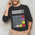 Calculator Math Teacher Halloween Costumes Women Men Adults Men's Long Sleeve T-Shirt, novelty gifts, funny gifts Calculator Math Teacher Halloween Costumes Women Men Adults Men's Long Sleeve T-Shirt, novelty gifts, funny gifts